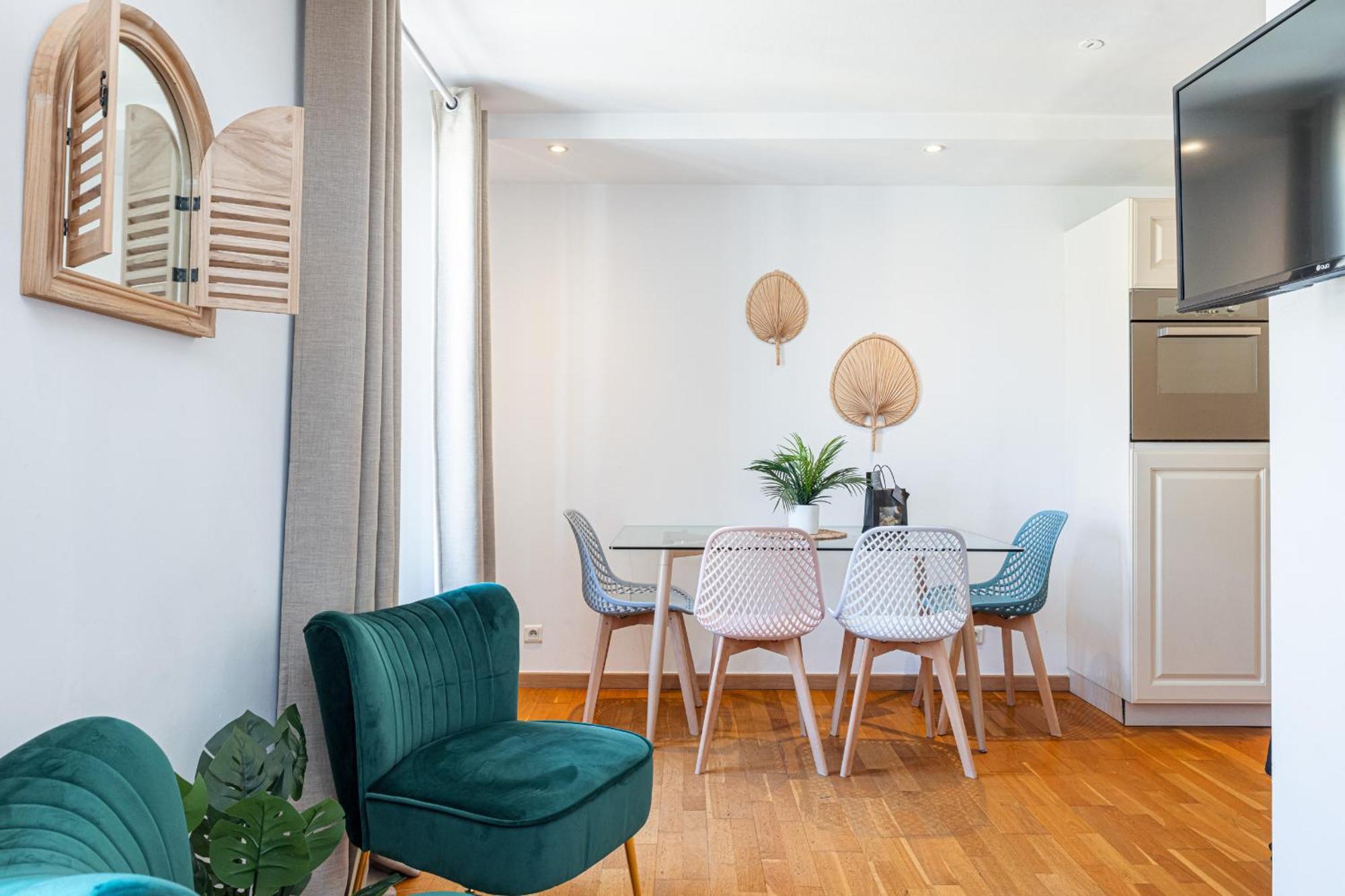 Apartament Massena Street - 1 Bdr Duplex With Ac & Parking Nicea Zewnętrze zdjęcie
