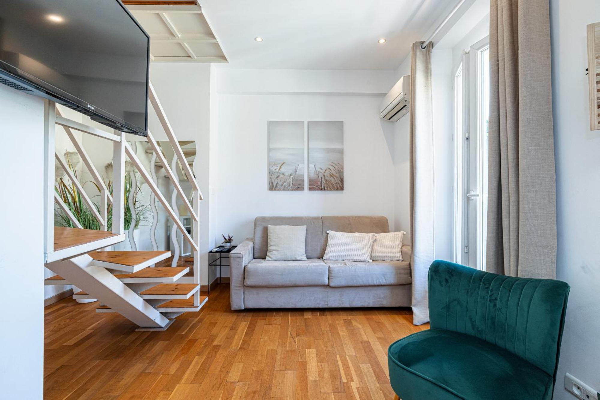 Apartament Massena Street - 1 Bdr Duplex With Ac & Parking Nicea Zewnętrze zdjęcie