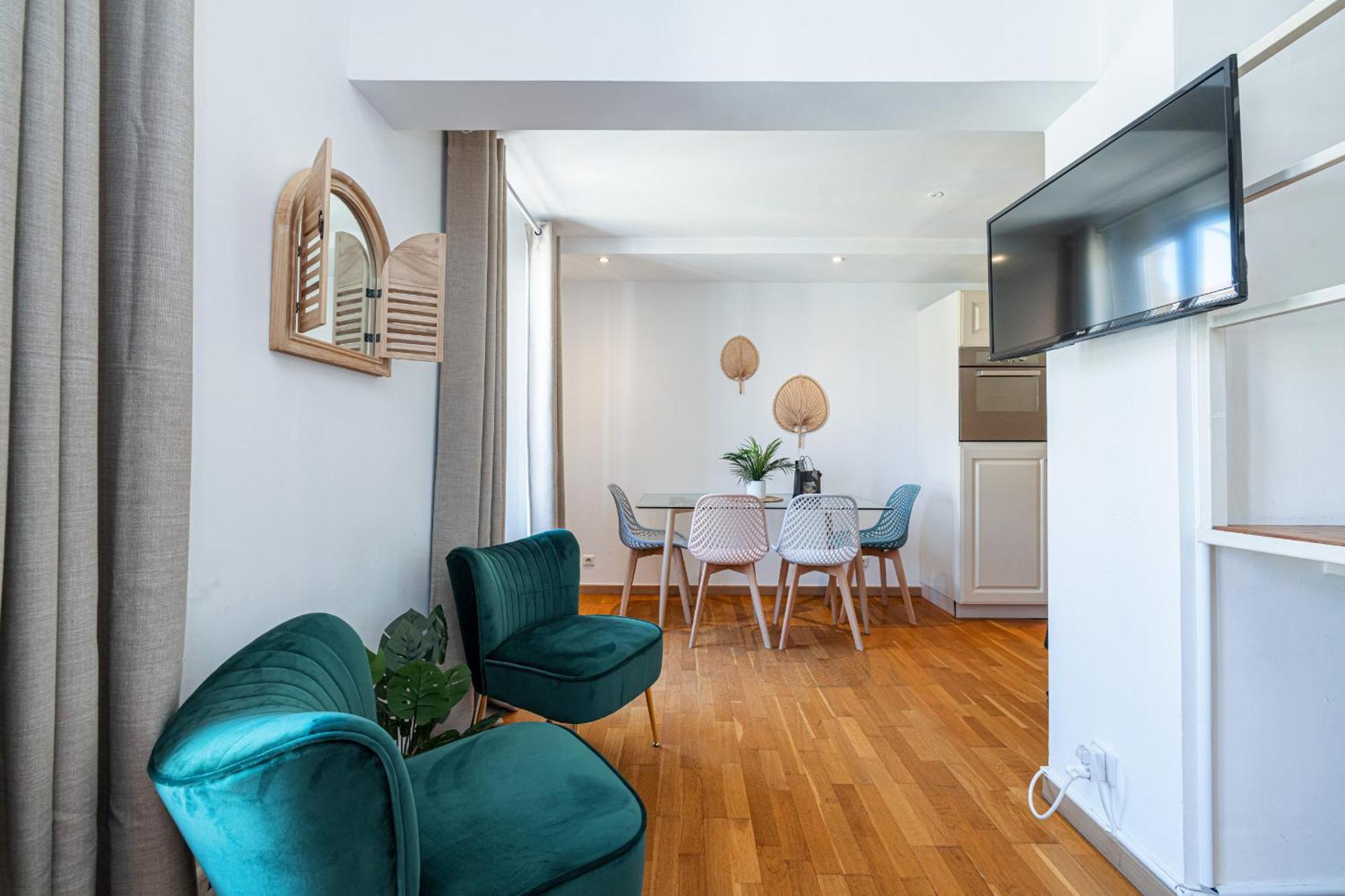 Apartament Massena Street - 1 Bdr Duplex With Ac & Parking Nicea Zewnętrze zdjęcie