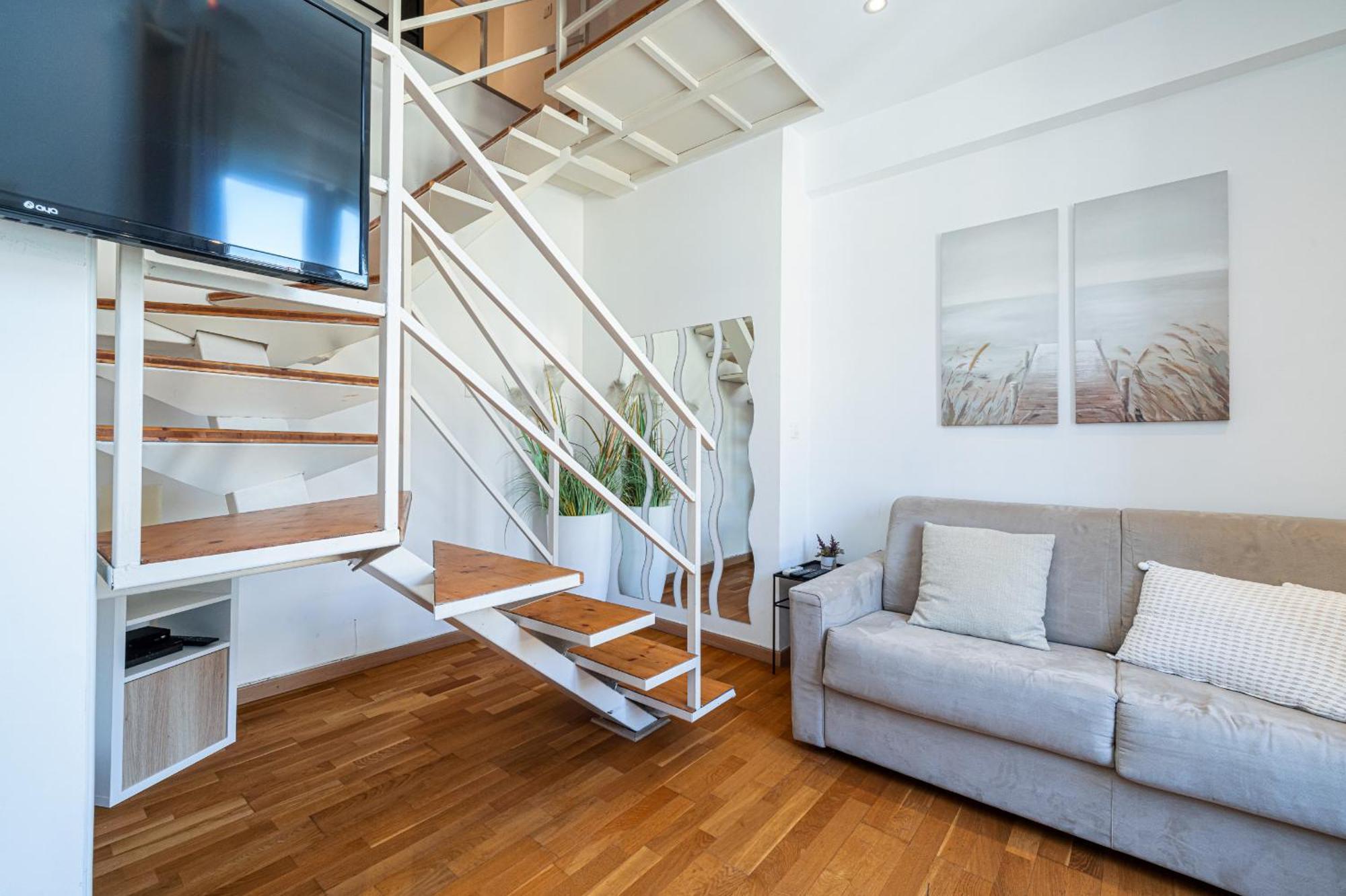 Apartament Massena Street - 1 Bdr Duplex With Ac & Parking Nicea Zewnętrze zdjęcie